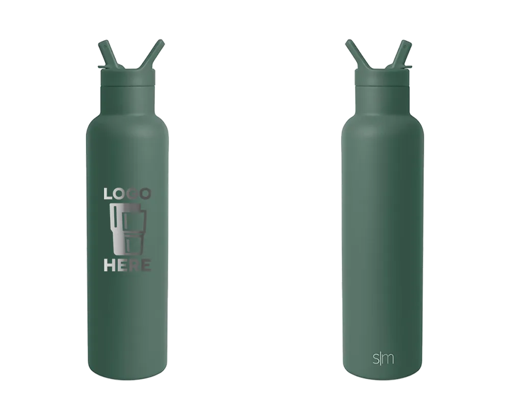 Simple Modern Ascent Water Bottle Forest Laser Engrave