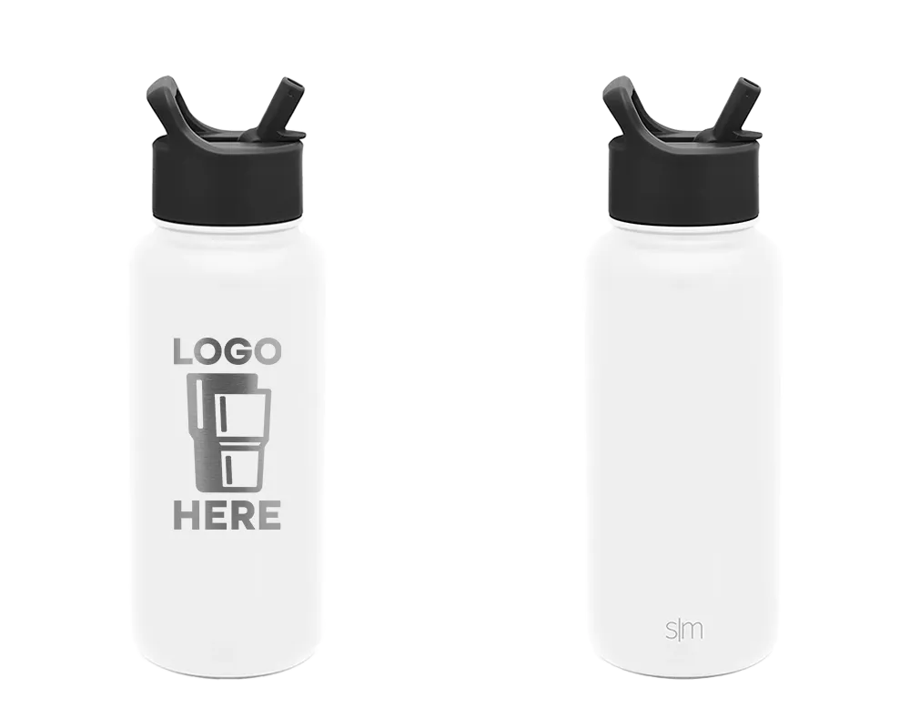 Bulk Logo Simple Modern 32 oz Summit Water Bottle – Tumbler Shop