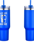 Handle Tumbler Royal Blue Laser Engrave