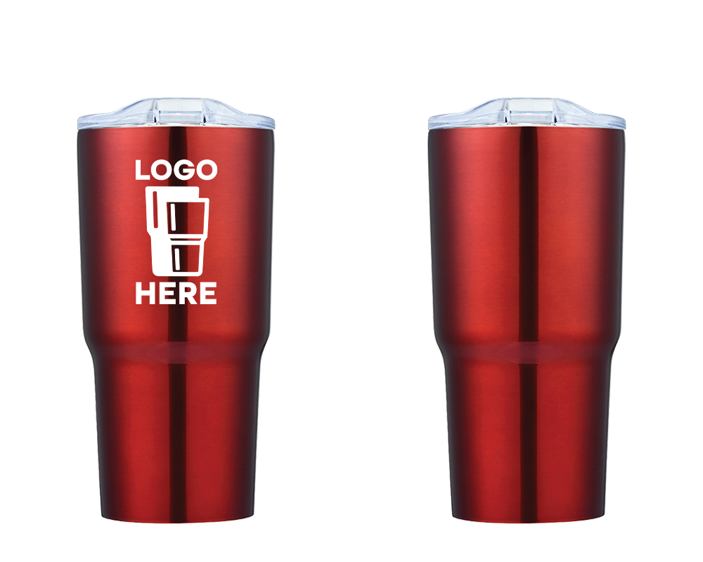 Tiered Wall Tumbler Red Color Print