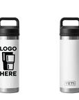 YETI Rambler Bottle White Color Print