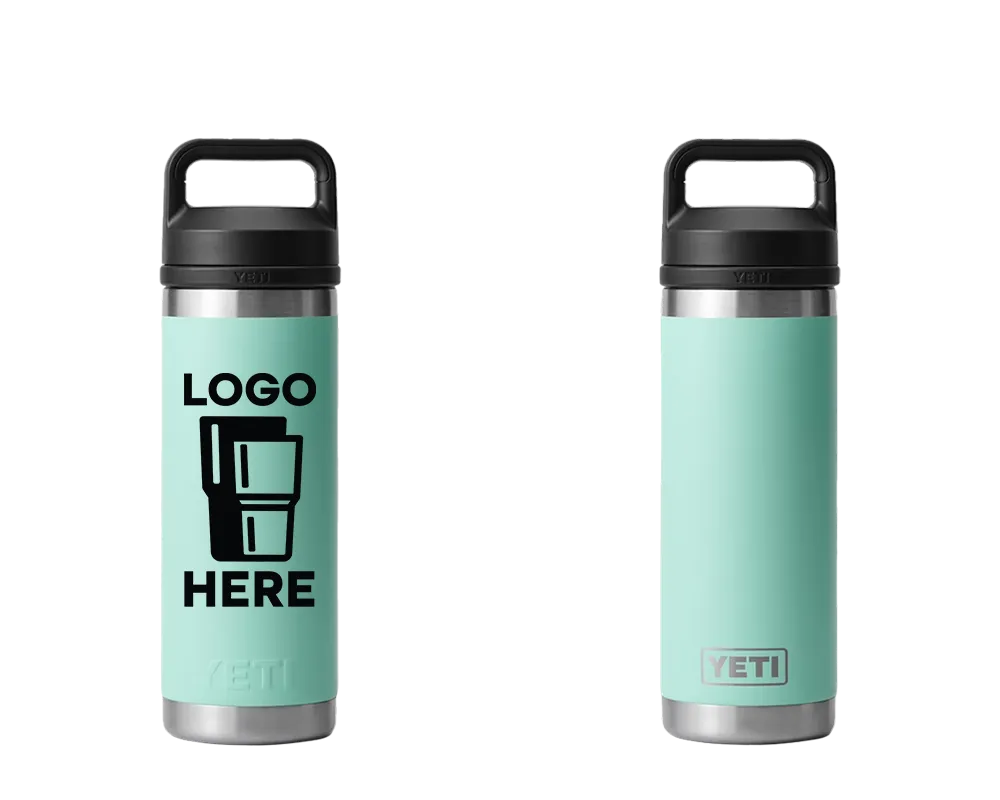 YETI Rambler Bottle Seafoam Color Print