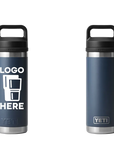 YETI Rambler Bottle Navy Color Print