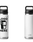 YETI Rambler Bottle White Color Print