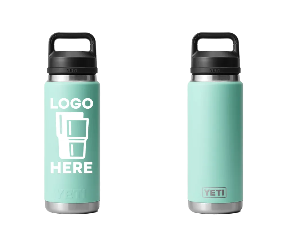 YETI Rambler Bottle Seafoam Color Print