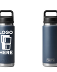 YETI Rambler Bottle Navy Color Print