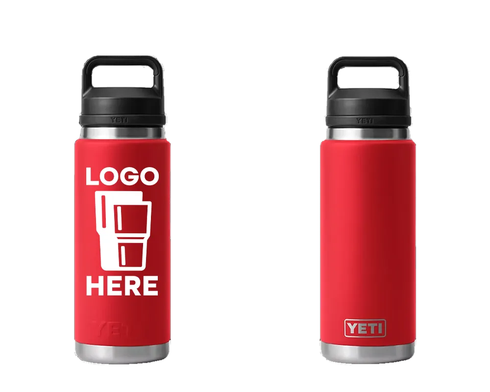 YETI Rambler Bottle Rescue Red Color Print