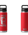 YETI Rambler Bottle Rescue Red Laser Engrave