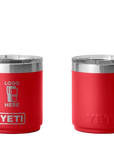 YETI Rambler Lowball Rescue Red Laser Engrave